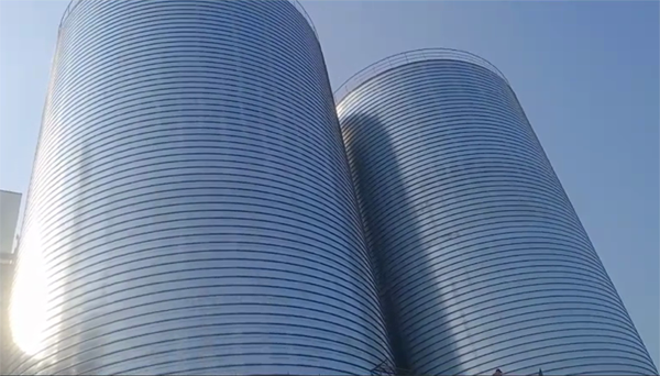 路北2座混凝土高架卷板仓